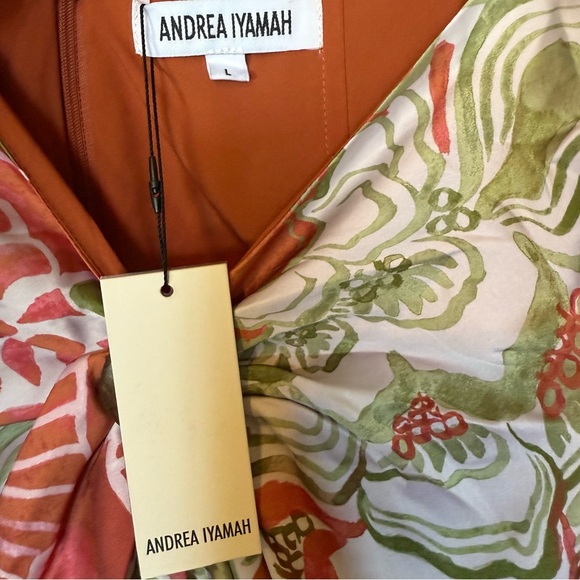 Andrea Iyamah Behati Cropped Top & Skirt Set NWT Size Large - Picture 7 of 11